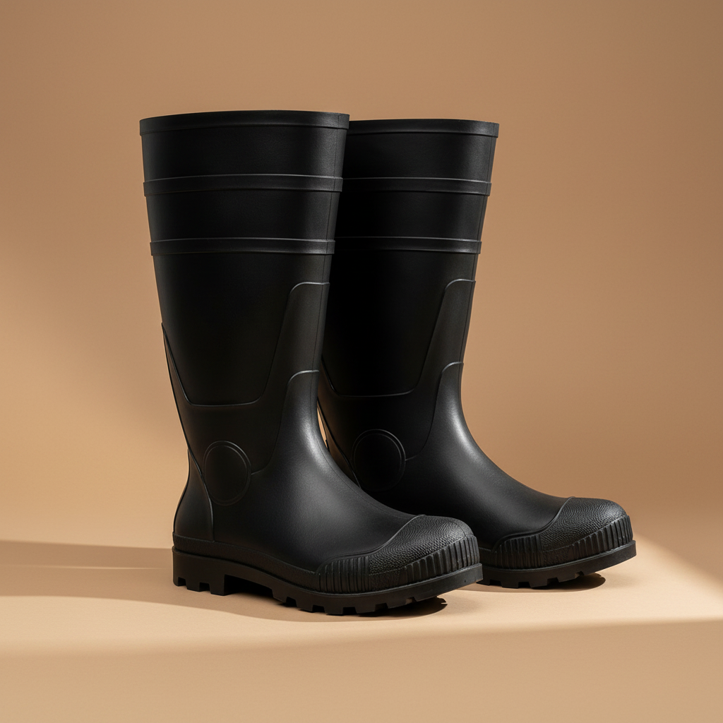 Grado NT Matte Black Rain Wellington Boots - NT Series