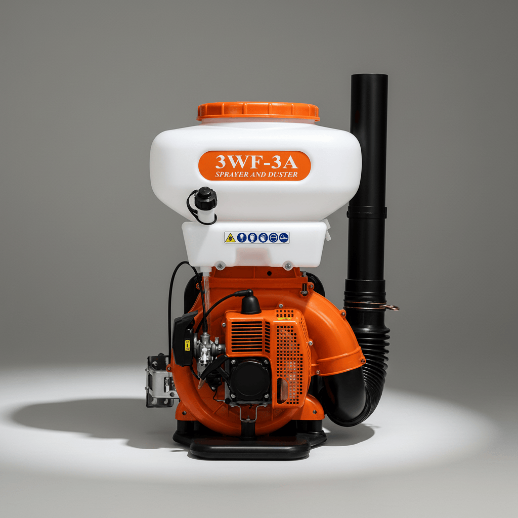 Padark 3.5HP Gasoline Mist Sprayer & Duster with 14L Chemical Tank for Liquid and Powder Application - 3WF-3A