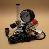 Lincoln Electric CO₂ Gas Regulator and Flow Meter with 220V Heater - K600124220