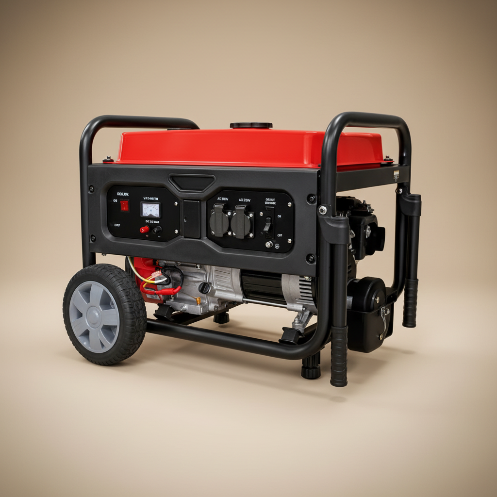 NRG 2.8kW Gasoline Generator with Electric Key Start and 15L Fuel Tank - LT3600EN-9