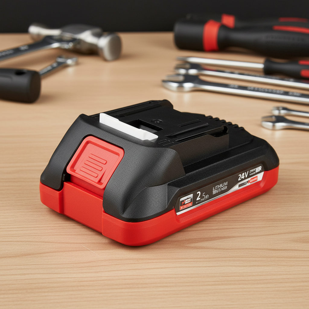 NRG 20V 2.5Ah Lithium-Ion Battery Pack with Power-Level Indicator – N20B2.5