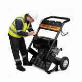 NRG 150 Bar Gasoline Pressure Washer with 6.5HP Engine and 4 Quick-Connect Nozzles - LT-8.7/12A