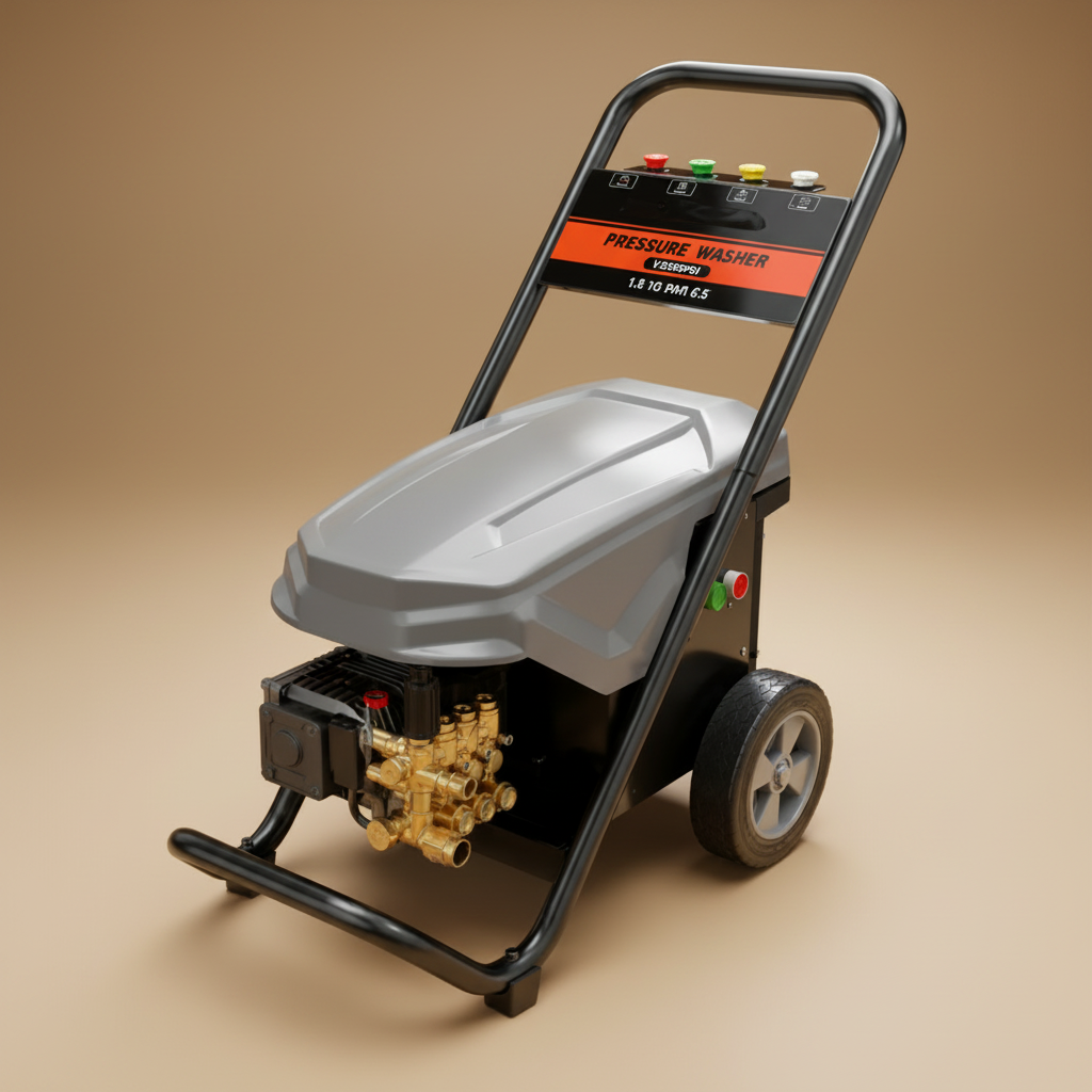 NRG 120 Bar Electric Pressure Washer with Total Stop System 3000W - LT-19MB-TS
