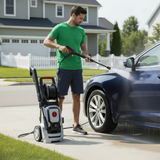 NRG 155 Bar Electric Pressure Washer with Carbon-Brush Motor 2200W - NPW160