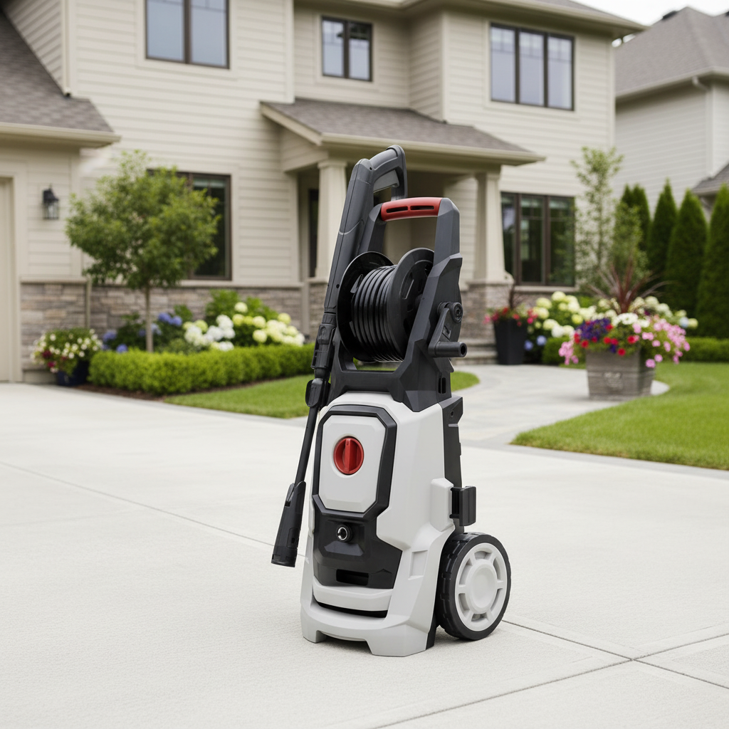 NRG 155 Bar Electric Pressure Washer with Carbon-Brush Motor 2200W - NPW160