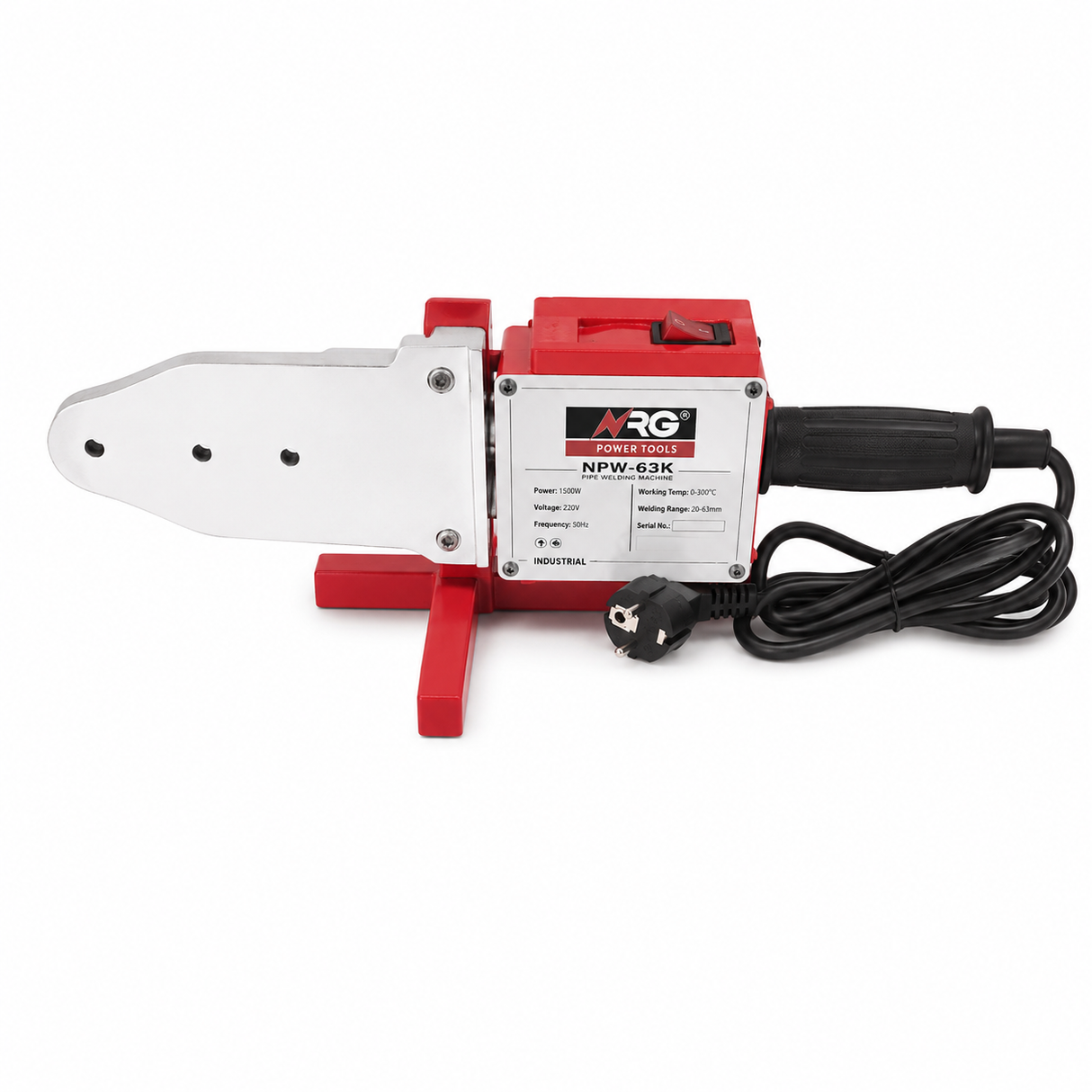 NRG PPR Pipe Welding Machine Kit with Accessories 1500W - NPW-63K