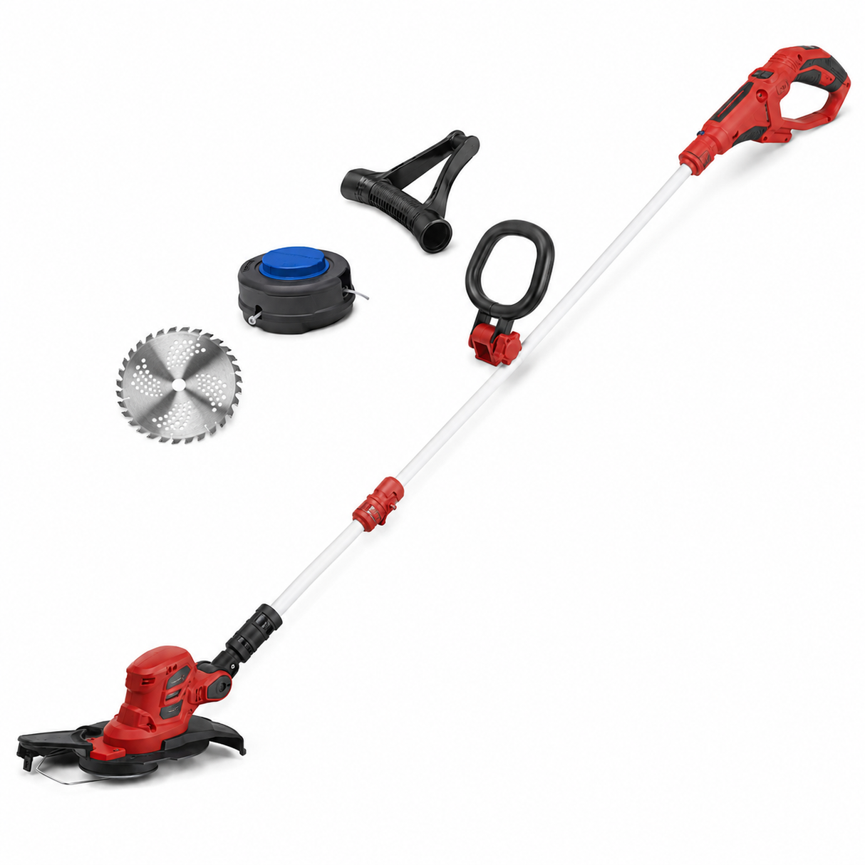 NRG 20V Brushless Cordless Brush Cutter 10" with Adjustable Head - NBBC260-0