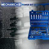 Mechanica 108-Piece 1/4" & 1/2" Drive Socket Set - ME108-1/4.1/2