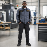 Ingco Professional Polyester-Cotton Work Jacket | L & XL