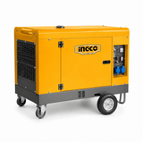 Ingco 10.5kW Silent Diesel Generator with Electric Start & 26L Fuel Tank - GSE105001