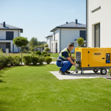 Ingco 10.5kW Silent Diesel Generator with Electric Start & 26L Fuel Tank - GSE105001