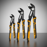 Ingco 3-Piece Quick Open & Fast Adjustment Water Pump Pliers Set - HPPS38318