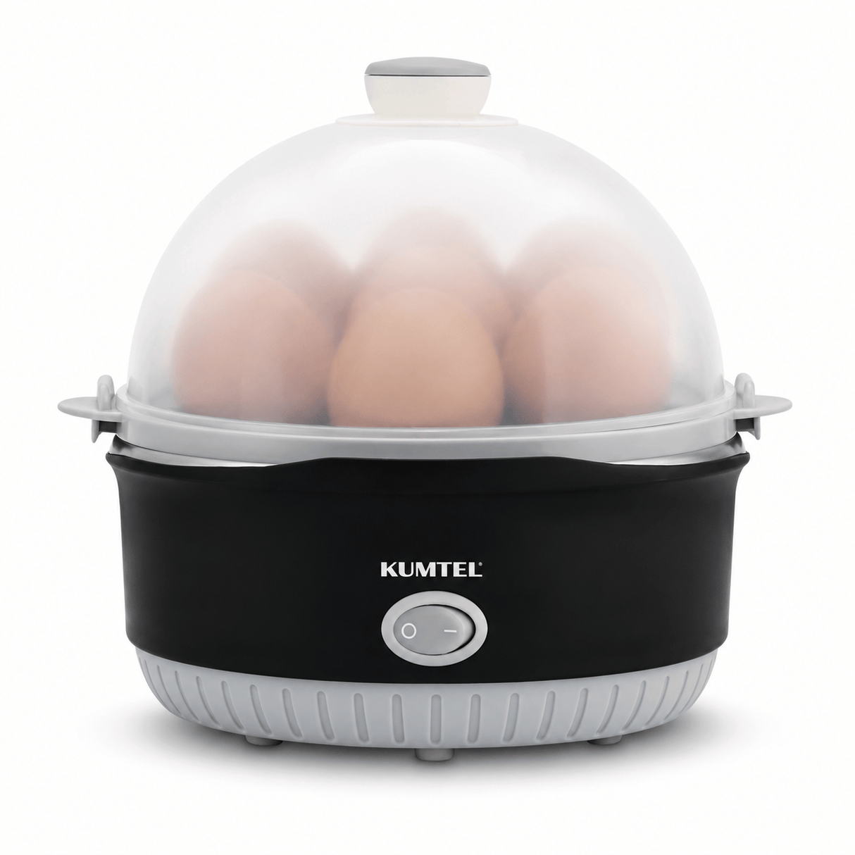 Kumtel 7-Egg Electric Egg Boiler with Detachable Tray 350W - HEB-01