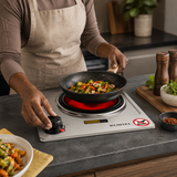Kumtel Built-In Single Ceramic Cooktop with Thermostat 1200W - HCB-1001