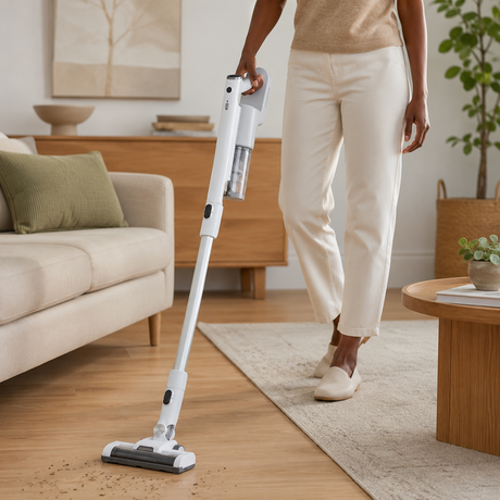 Kumtel Cordless Stick Vacuum with Motorized Brush and 6kPa Suction - HVC-05