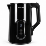 Kumtel 1.7L Double-Wall Smart Kettle with LED Touch Controls & Timer - HMK-09