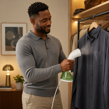 Kumtel 250ml Handheld Garment Steamer with Auto Shut-Off 1500W - HMGS-08