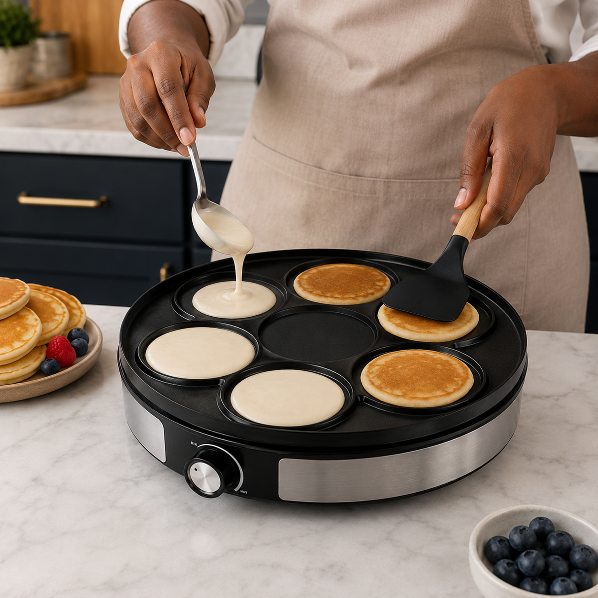 Kumtel 330mm Non-Stick Crepe & Pancake Maker 1500W - HPM-03