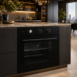 Kumtel 60cm Built-In Electric Oven with Convection & 8 Cooking Programs - B66-SF2