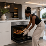 Luxell 60cm 55L Built-In Electric Oven with 9 Programs & Turbo Fan, Stainless Steel - B66-SF3 (MT) INOX