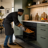 Luxell 60cm Built-In Electric Oven with Convection & 8 Cooking Programs Matte Black - B66-SF2-MB