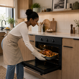 Luxell 60cm Built-In Electric Oven with Convection & 8 Cooking Programs Matte Black - B66-SF2-MB