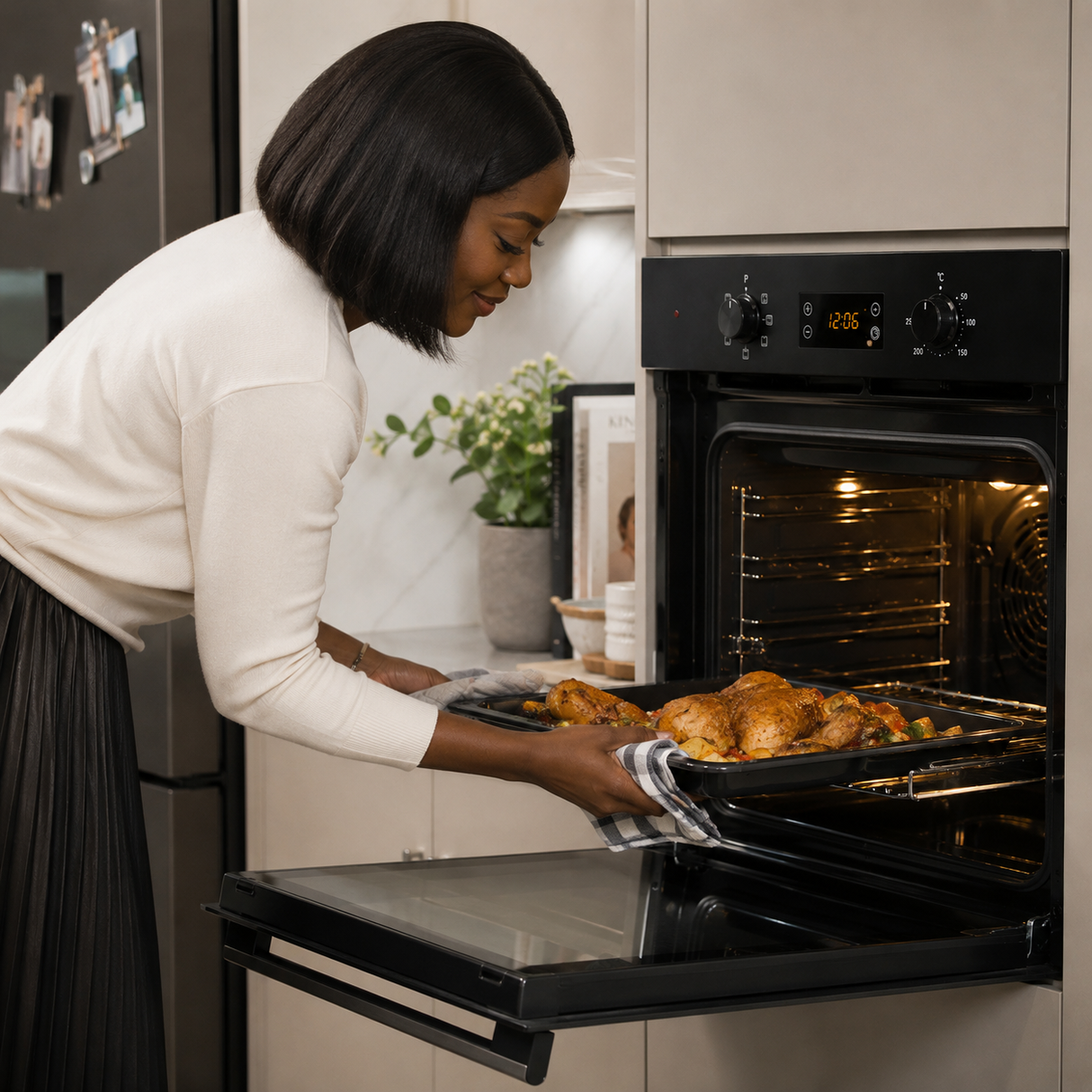 Luxell 88L Digital Built-In Electric Oven with Convection & Turbo Fan - A68-SGF3