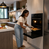 Luxell 90cm 105L Built-In Electric Oven with Double Fan & 9 Programs - A9-SF3 MT