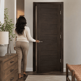 Unidoors Essential PVC-Coated Solid-Core Interior Door with Handle, Lock & 5 Keys - ES01
