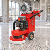 NRG Three-Phase Concrete Floor Grinder 4kW with Built-In Vacuum - DC-400
