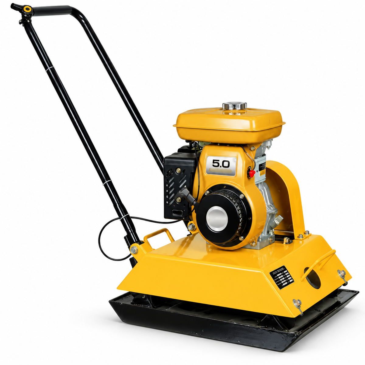 NRG 5HP Gasoline Plate Compactor 85kg with Robin Engine & 15.3kN Centrifugal Force - NC90PR