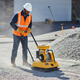 NRG 5HP Gasoline Plate Compactor 85kg with Robin Engine & 15.3kN Centrifugal Force - NC90PR