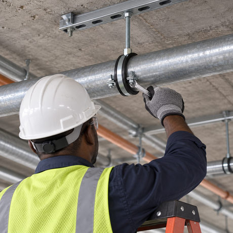Tera Adjustable Pipe Clamp with Fixing Screw | PCS Series