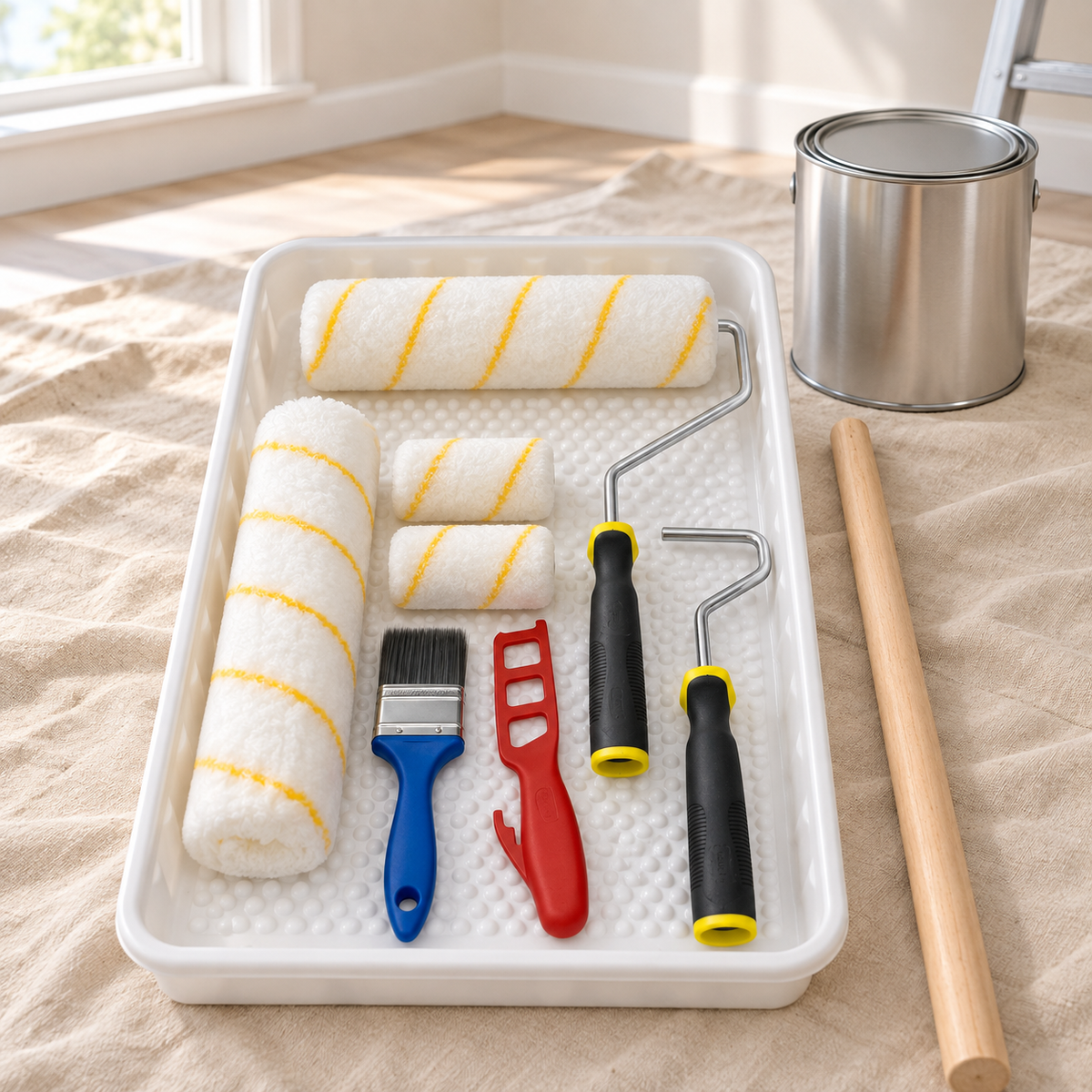 Tera Paint Roller Set with Tray - PT-016T