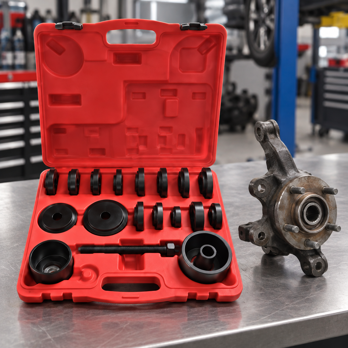 Tera 23-Piece Drive-Shaft Bearing Removal Tool Kit - H132423
