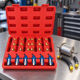 Tera 24-Piece Common-Rail Diesel Injector Return-Flow Adaptor Set - H132410