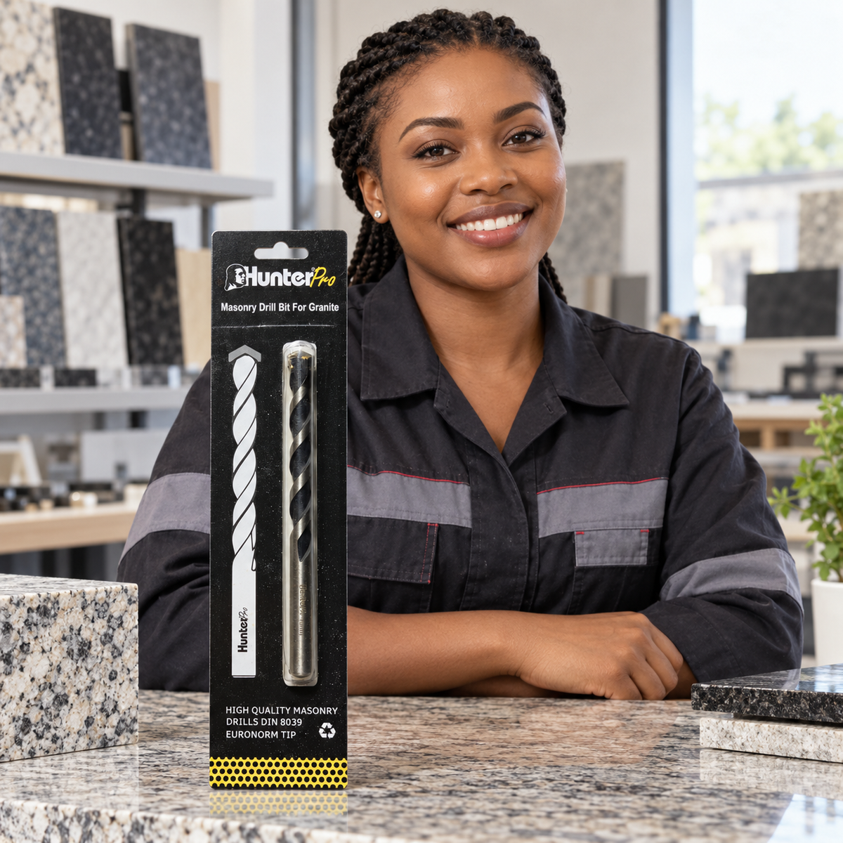 Hunter Euronorm Masonry Drill Bit with Carbide Tip | ETMD Series
