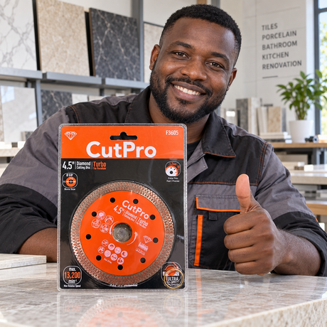 Hunter 4.5"/115mm CutPro Turbo Diamond Cutting Disc - F3605