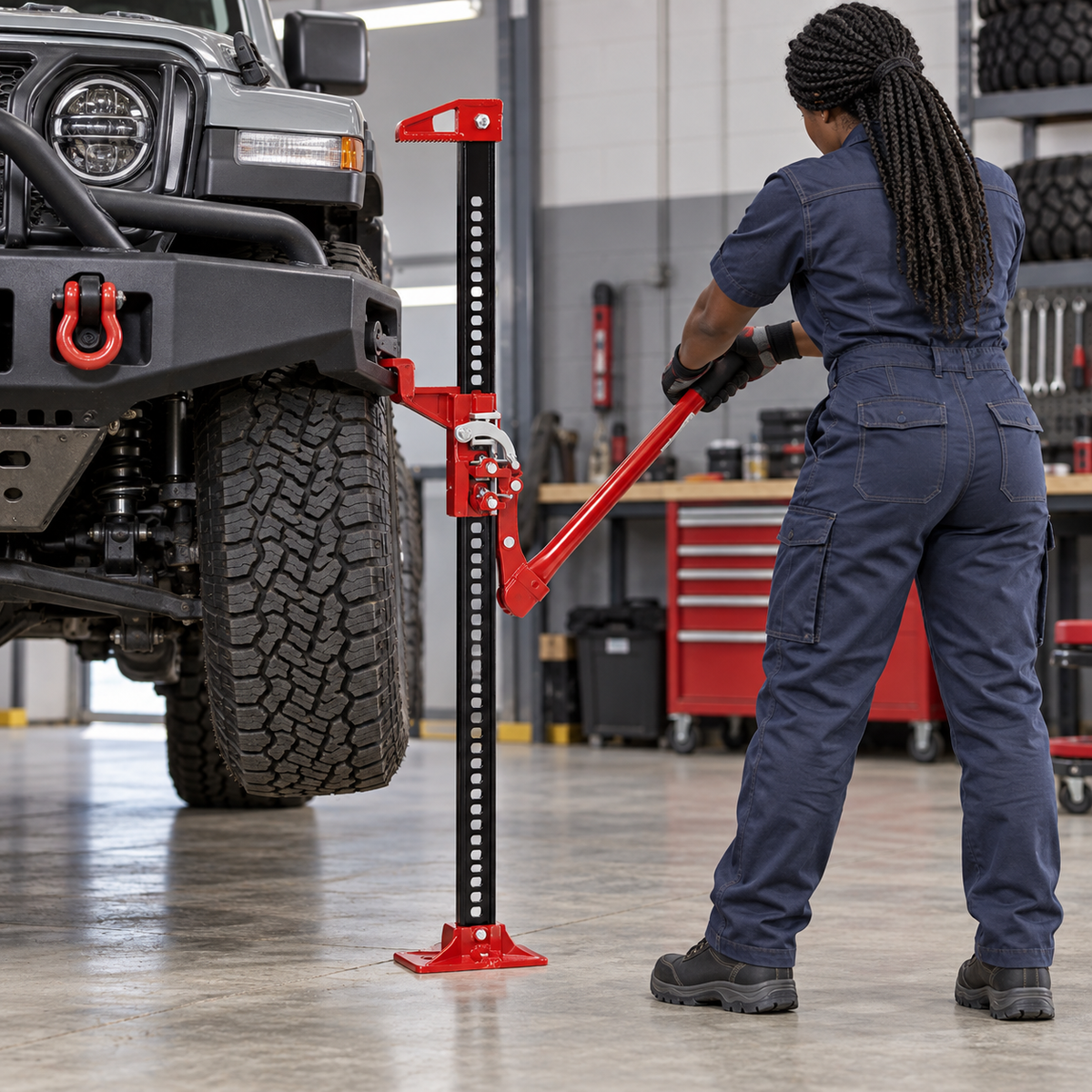 Raptor Heavy-Duty Mechanical Farm Jack | 33" & 48"