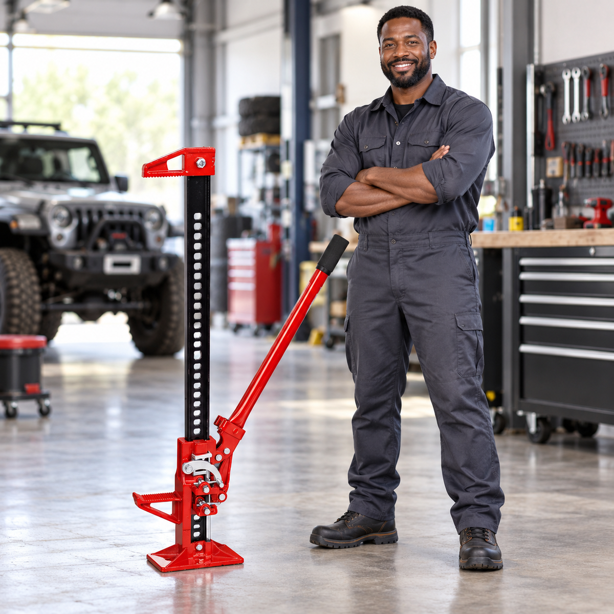 Raptor Heavy-Duty Mechanical Farm Jack | 33" & 48"