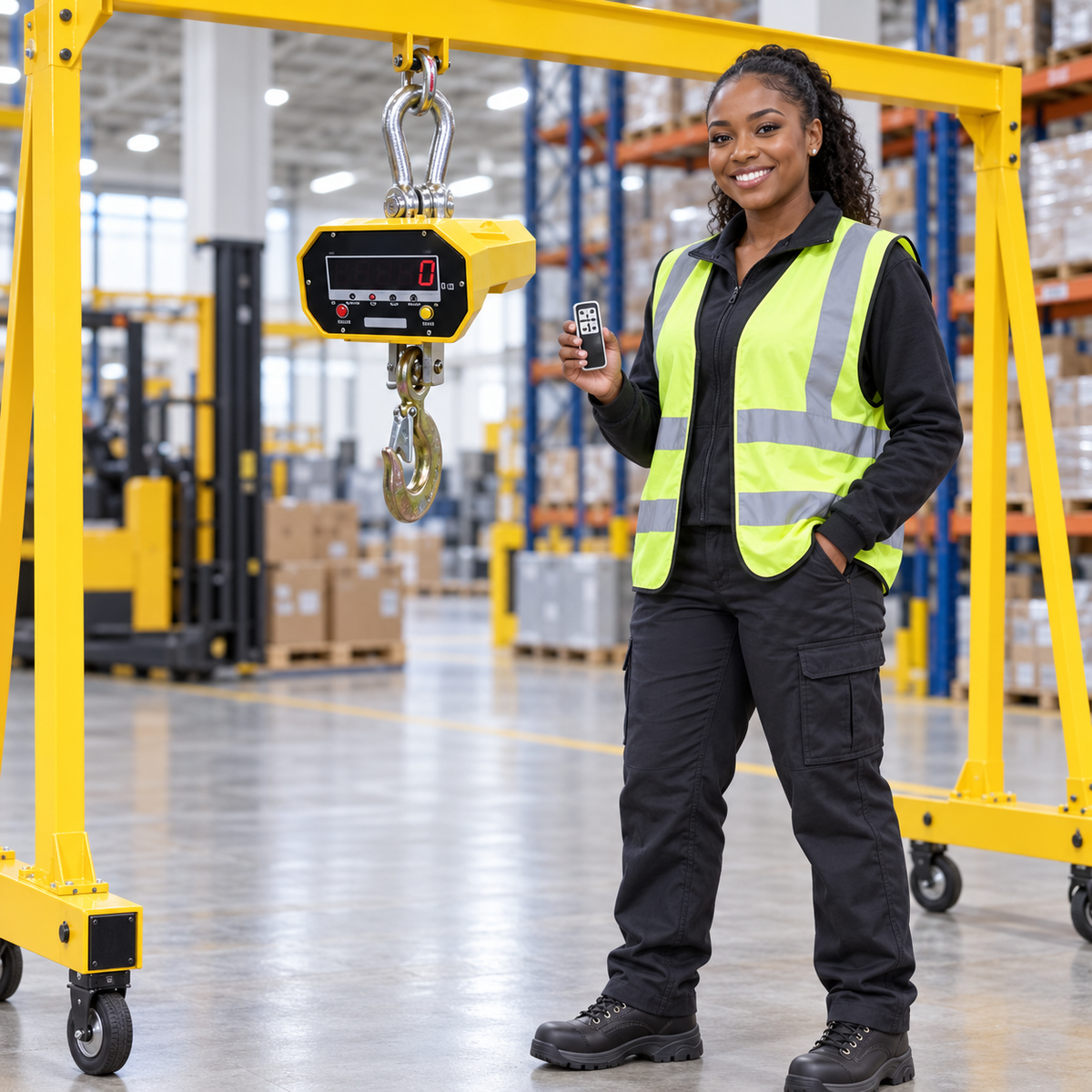 Raptor Heavy-Duty Digital Crane Scale with Bluetooth Remote Display | 10,000kg & 15,000kg