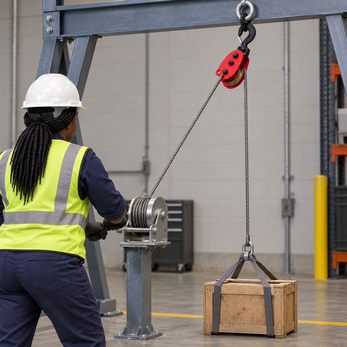 Raptor Double-Sheave Lifting Pulley with Hook | RAP-DP Series