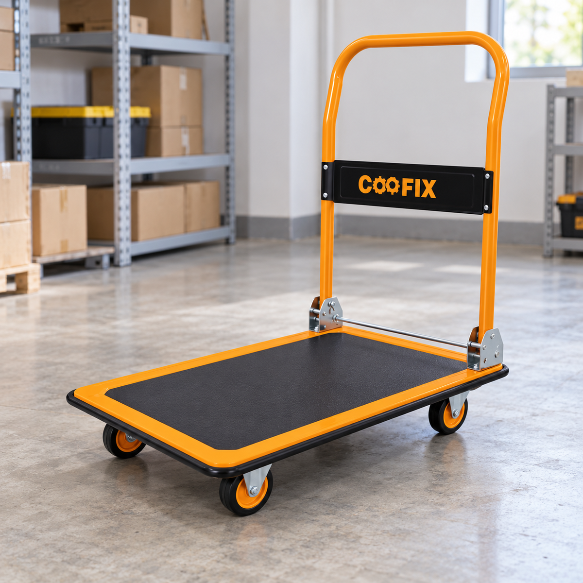 Coofix Foldable Trolley with 730 x 470mm Platform - 27963