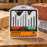 Coofix 9-Piece Wood, Masonry & Twist Drill Bit Set - 28036