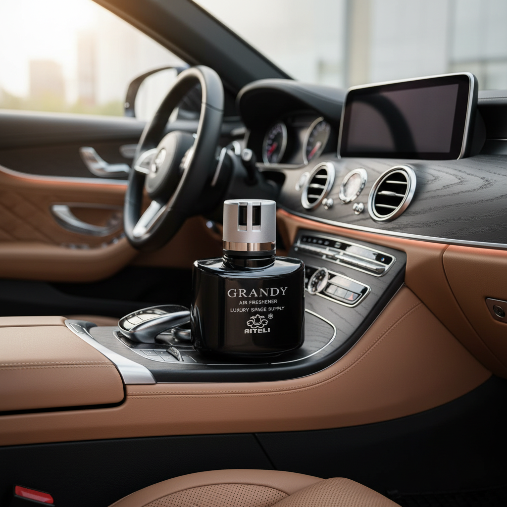 Aiteli Grandy Long-Lasting Dashboard Car Air Freshener with Decorative Diffuser Bottle - DA-096