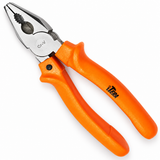 Tera Combination Pliers with Orange Comfort Grip Handles | 6", 7" & 8"