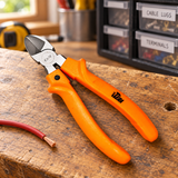 Tera Side-Cutting Pliers with Orange Comfort Grip Handles | 6" & 7.5"