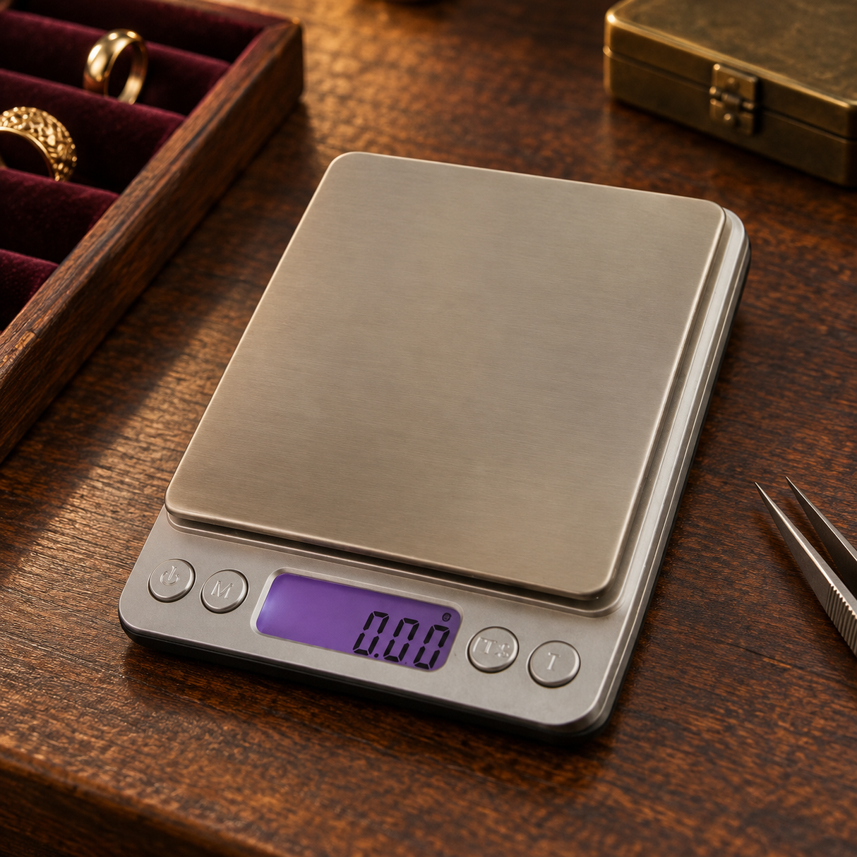 Tera Digital Jewellery Scale 500g with 0.1g Readability - H300403