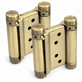 Tera Bronze-Finish Double-Action Spring Hinges | 3", 4" & 5"