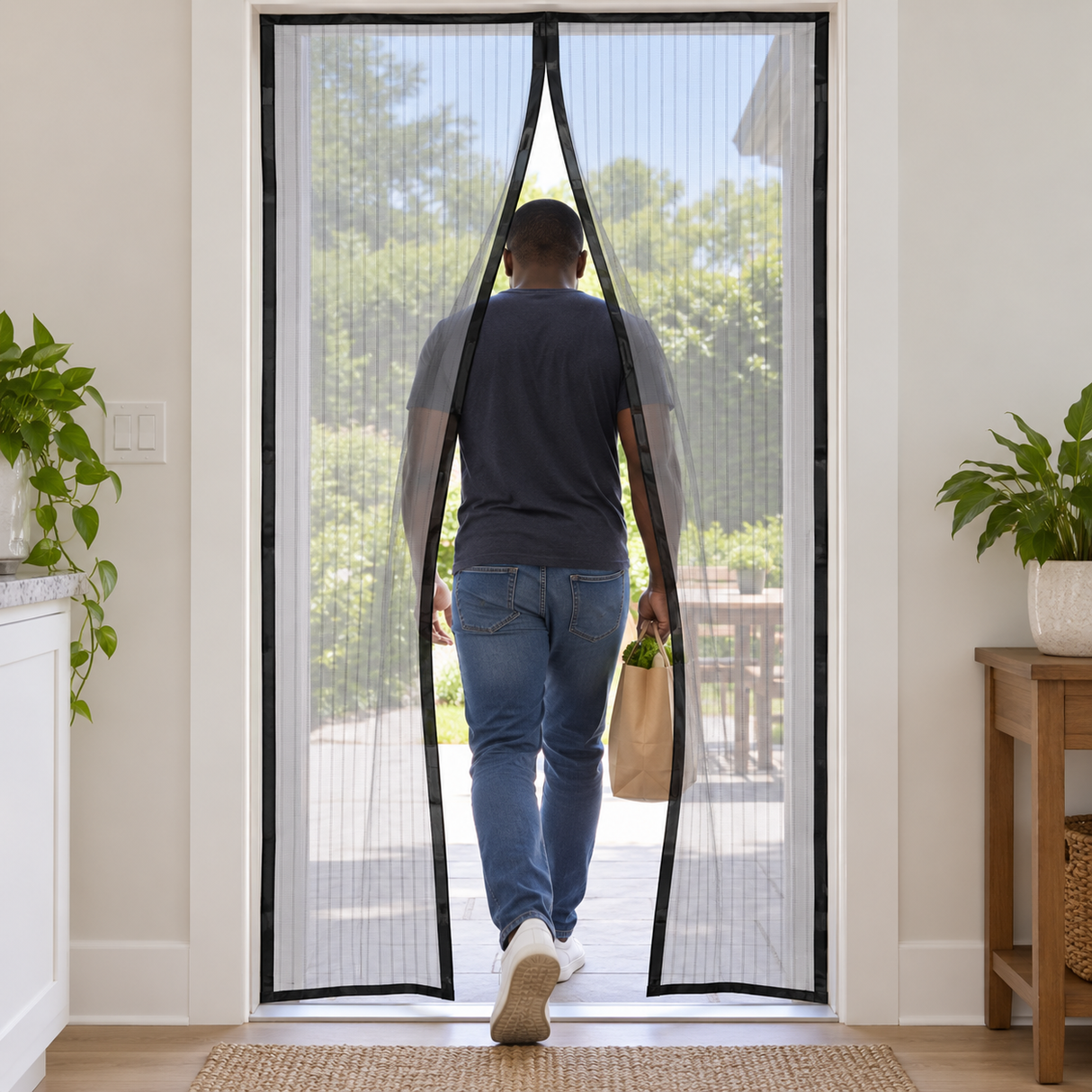 Tera Magnetic Insect Screen Door Mesh 210 x 100cm - MAG-MESH